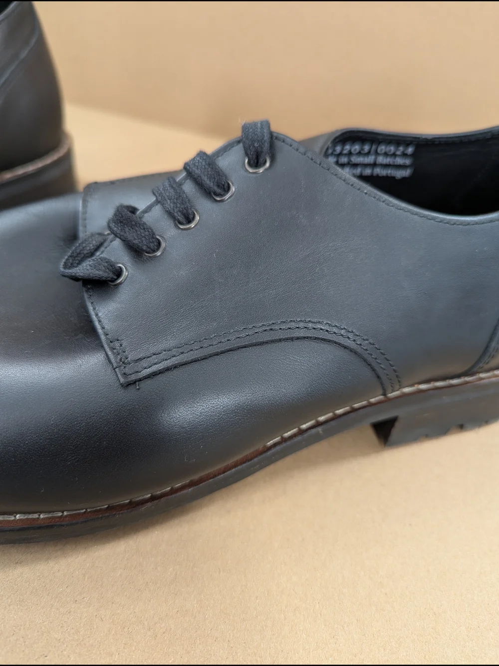 Thursday Leather Oxford Dress Shoes Lace Up Mens 12.5 Black Academia Classic